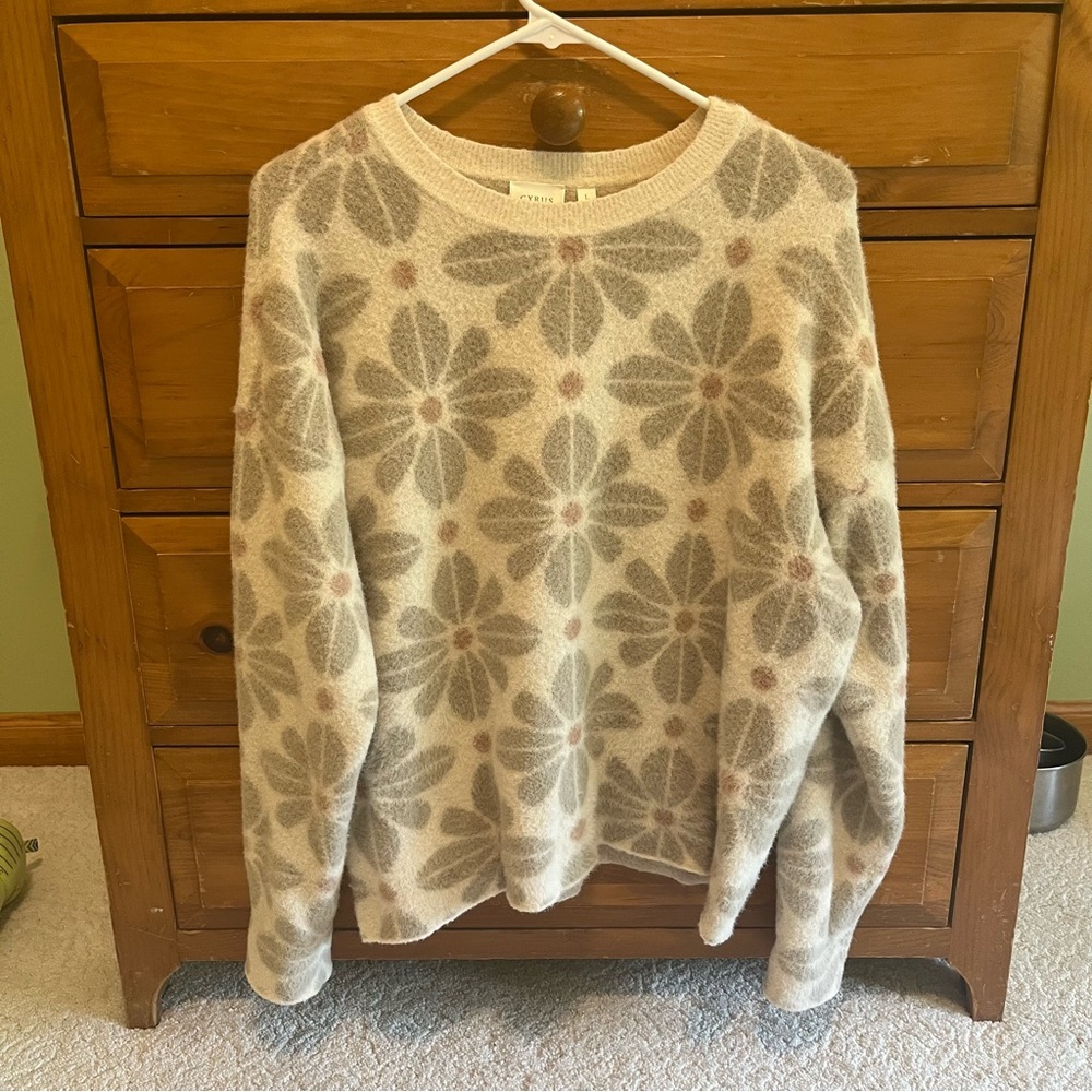 Cyrus Floral Patterned Sweater
